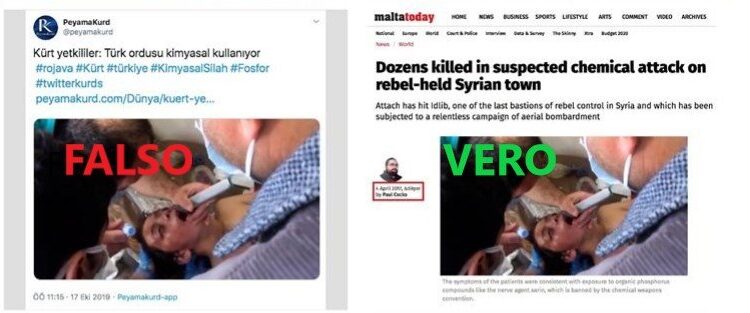 Le immagini sugli attacchi chimici sono false: smentite una ad una le fake news anti-turche diffuse dalla propaganda del YPG-PKK