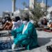 Nelle foto: come il Senegal ha mantenuto le distanze durante la preghiera dell’Eid
