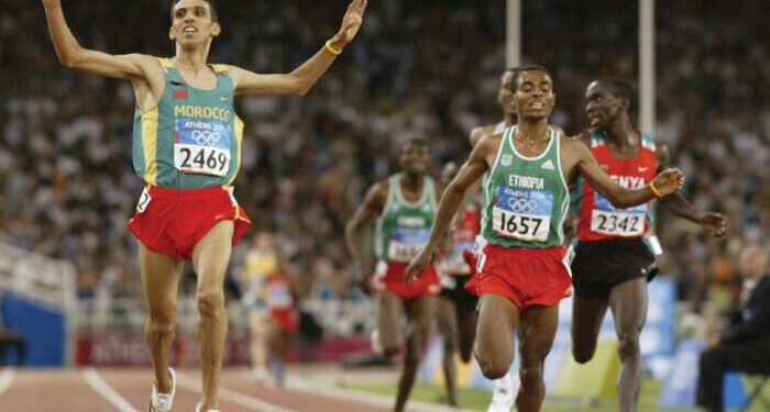 Hicham El Guerrouj e l’impresa epica di Atene su 1500 e 5000 metri