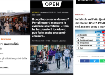 Il Governo ci ripensa e per stampa e scienza non c’è più emergenza