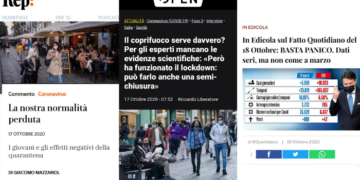 Il Governo ci ripensa e per stampa e scienza non c’è più emergenza