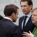 Vertice Macron e Kurz e Merkel sul terrorismo, l’Italia esclusa, stretta su Whatsapp e Schengen