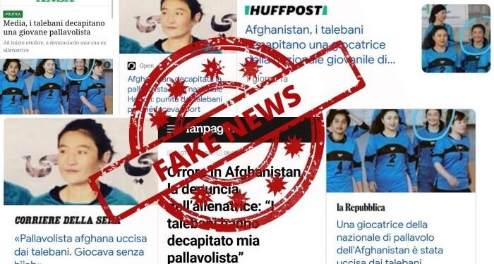 Pallavolista uccisa perché senza velo? L’ennesima fake sui talebani