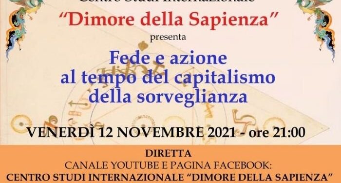 Fede e azione al tempo del capitalismo della sorveglianza: l’iniziativa