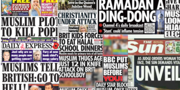 Report del Consiglio Islamico Britannico: copertura media UK negativa al 60%