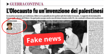 Confutare le gravi falsità storiche e le teorie neonaziste del complotto di Silvana di Mari su La Verità