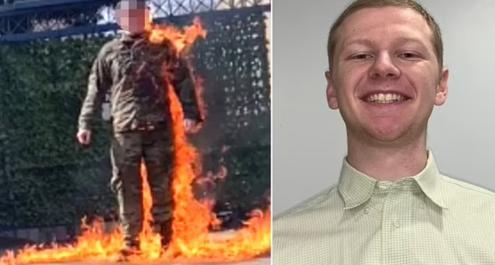 Protesta estrema per la Palestina: soldato americano si dà fuoco al grido di ”Palestina libera” davanti all’ambasciata Israeliana a Washington