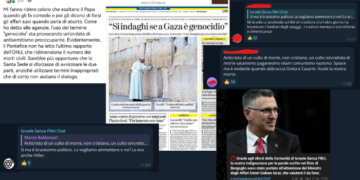 Odio, depistaggio, e hackeraggio: la reazione della galassia sionista italianacontro  Papa Francesco che parla di plausibile genocidio israeliano