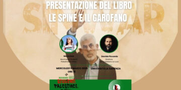 Le Spine e il Garofano di Yahya Sinwar verrà presentato alla Sapienza di Roma