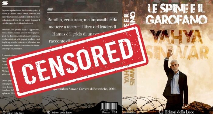 La censura di Amazon si abbatte su “Le Spine e il Garofano”, il libro di Yahya Sinwar