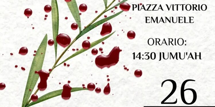 I musulmani chiamano la piazza di Roma per Gaza: venerdì 26 settembre a Piazza Vittorio