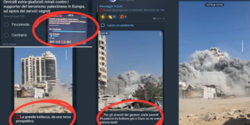 La ‘grande bellezza’ della crudeltà: la sadica pornografia del genocidio celebrata dal gruppo sionista ‘Israele Senza Filtri’