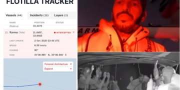Global Sumud Flotilla: fermata a largo di Gaza, tra gli equipaggi anche il presidente UCOII Yassine Lafram