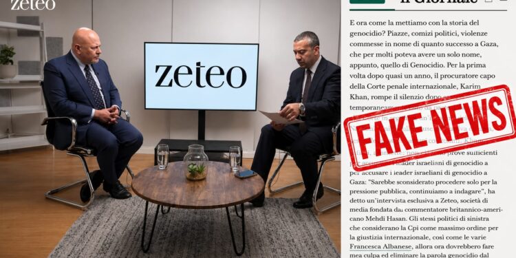 Fake news disperata: così Il Giornale travisa Khan per cancellare Gaza