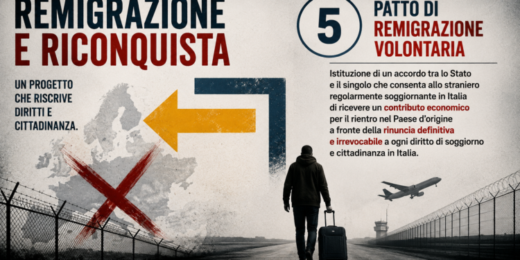 Remigrazione: il razzismo burocratico che vuole pagare gli stranieri per sparire
