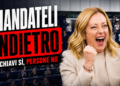 Schiavi sì, persone no: Meloni esulta per i rimpatri UE, ma apre a 500mila ingressi extra-UE. Dentro la norma su return hubs, detenzione e minori