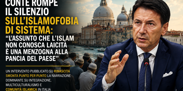 Conte rompe il silenzio sull’islamofobia di sistema