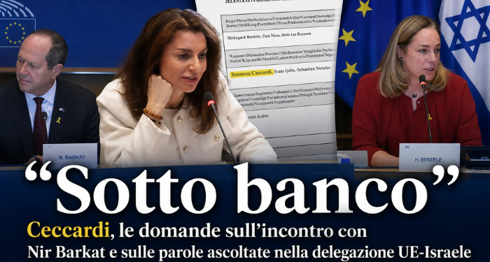 Inchiesta: “sottobanco e non in pubblico”, Ceccardi, la delegazione UE-Israele e l’ombra di ELNET sulla rete di influenza a Bruxelles
