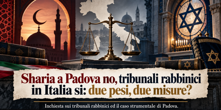 Sharia a Padova no, tribunali rabbinici in Italia si: due pesi, due misure?